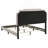 Beige Queen Panel Bed With Nailhead Trim-614695180