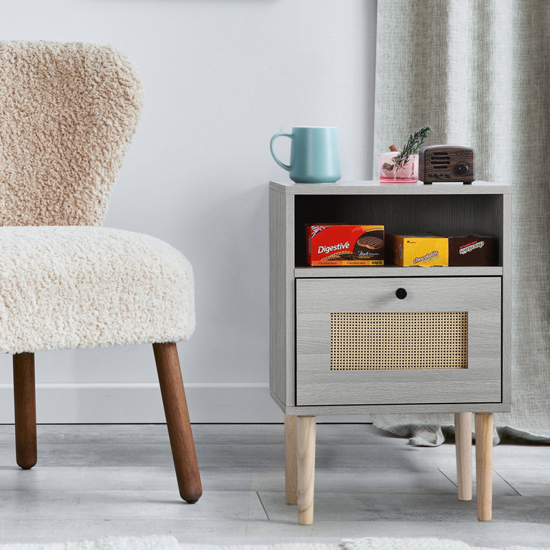 Aaysha End Table with Storage