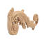 Rouleau de bois moyen non fini 3-7 / 8 po x 9-1 / 8 po x 1/2 po-75104741