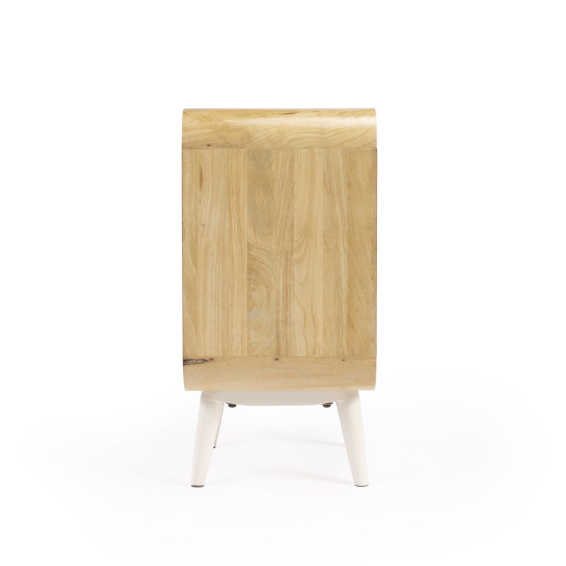 Danville Modern Nighstand, White