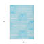 Tapis extérieur lavable antidérapant 8 pi x 10 pi bleu sarcelle