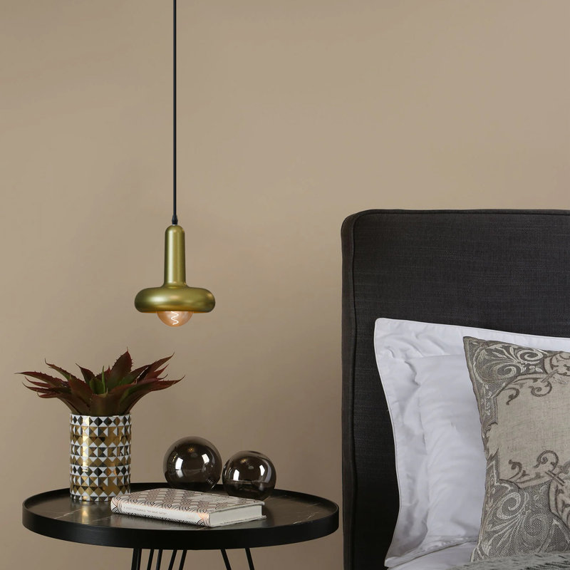 Crystol 1 - Light Dome Pendant, Yellow Brass