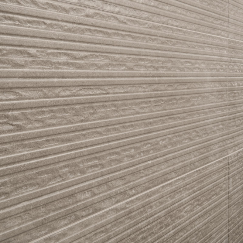 Terrace Deco 11.81 In. X 35.43 In. Matte Ceramic Wall Tile (14.52 Sq. Ft. / Case), Cream Beige