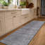 Tapis d'intérieur antidérapant, lavable à la machine, texture lin, gris ardoise-1345764496-1345764498