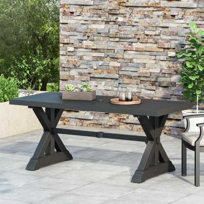 Rectangular Outdoor Dining Table Yes , 70.5 " W 30.75 " D