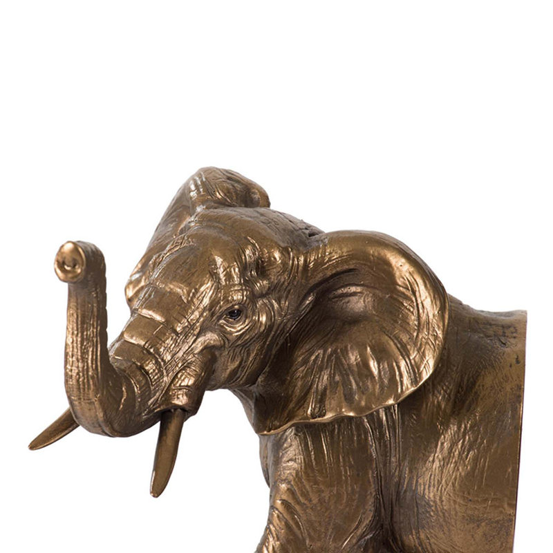 Ensemble de serre-livres 2 pièces éléphant