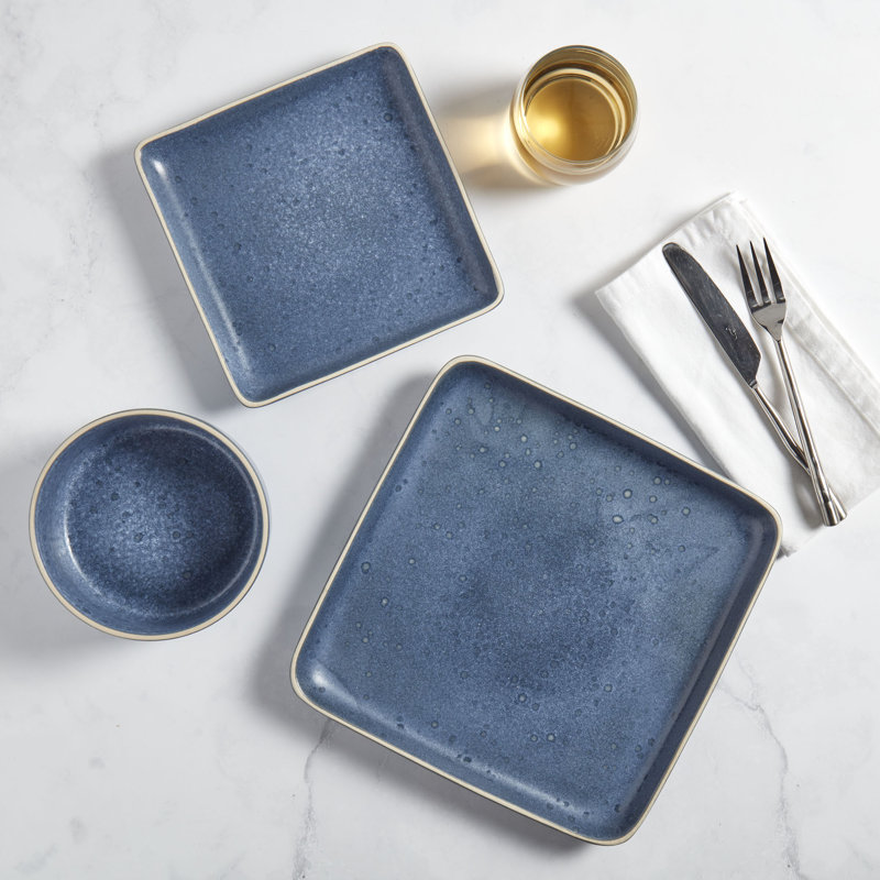 Alirra Handmade Stoneware Dinnerware Set 12 Piece - Service for 4