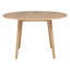 Ensemble de salle à manger rond Finley 5 pièces, couleur frêne clair et blanc, avec 4 chaises Windsor et une table en hévéa massif, idéal pour la cuisine ou la salle à manger. Convient également à la cuisine.