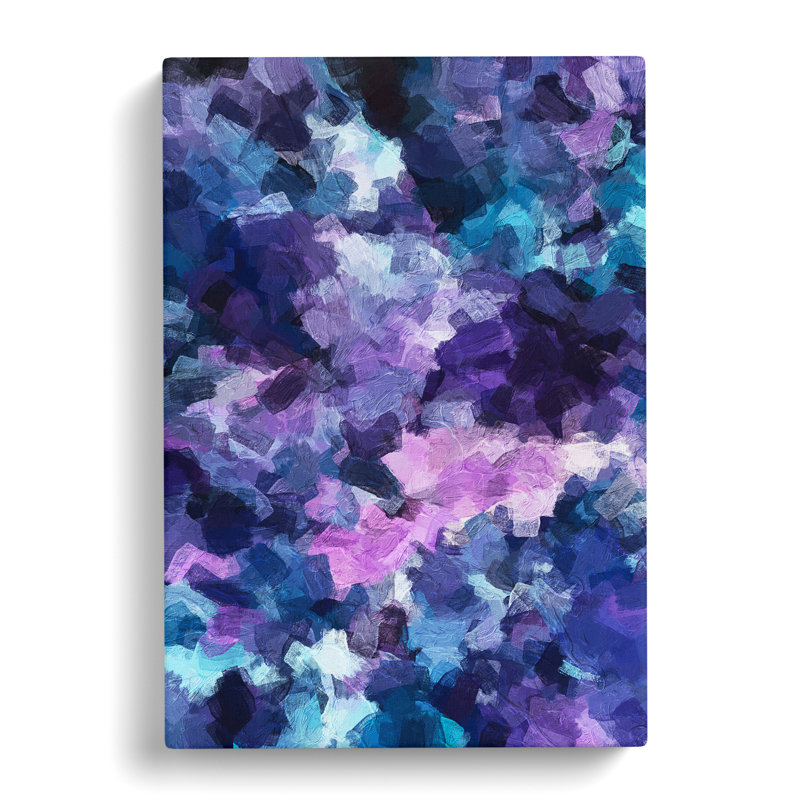 Nightlife Abstract - Wrapped Canvas Painting, 76cm H x 50cm W x 3cm D
