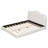 Queen Size Upholstered Platform Bed, Beige