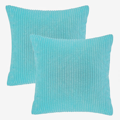Housses de coussin en velours côtelé