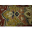 Tapis rouge traditionnel indo Heriz Serapi Knightsville