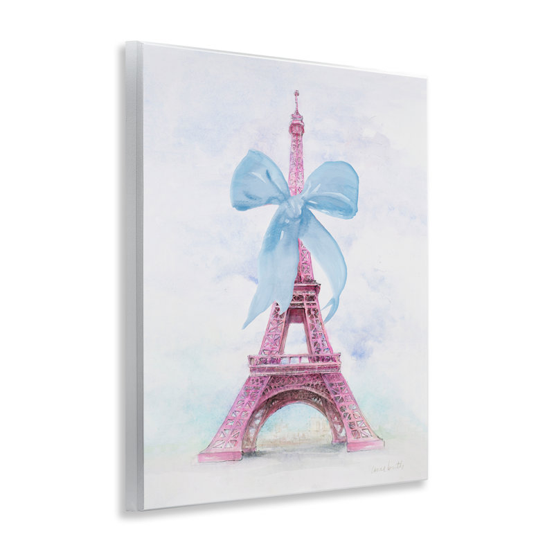 Joli tour Eiffel, art mural sur plaque par Lanie Loreth