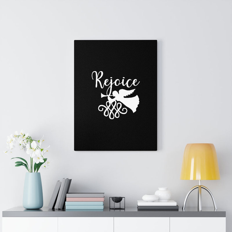 Rejoice - Wrapped Canvas Print, 36cm H x 28cm W