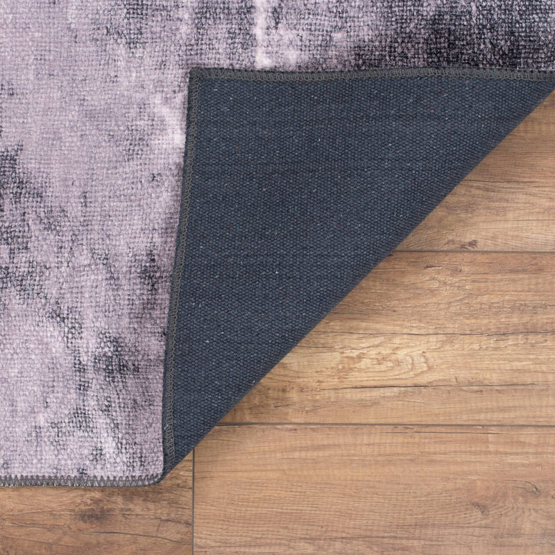 Premium Machine Washable Carpet, 4.6 x 6.2 Feet, 100% Polyester, 1850 g/m² | Pile Height: 0.2 Inches | Eco-Friendly Recycled Poly Cotton Underside | Perfect for Living Room, Bedroom, and High-Traffic Areas