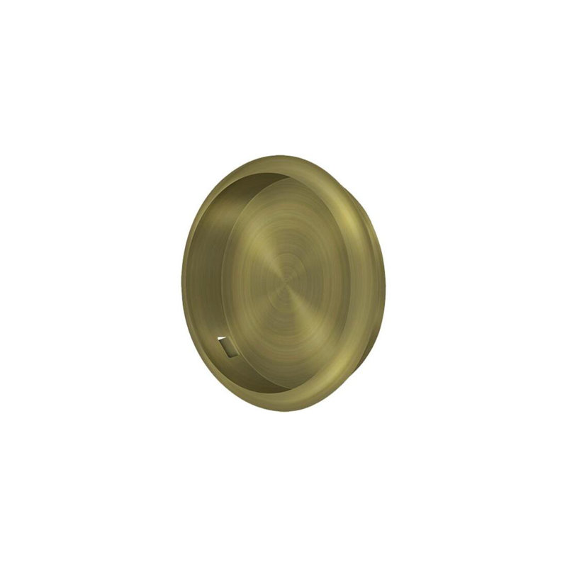 Brass Push/Pull Plate, Antique Brass