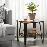 17.71'' W Metal Nightstand