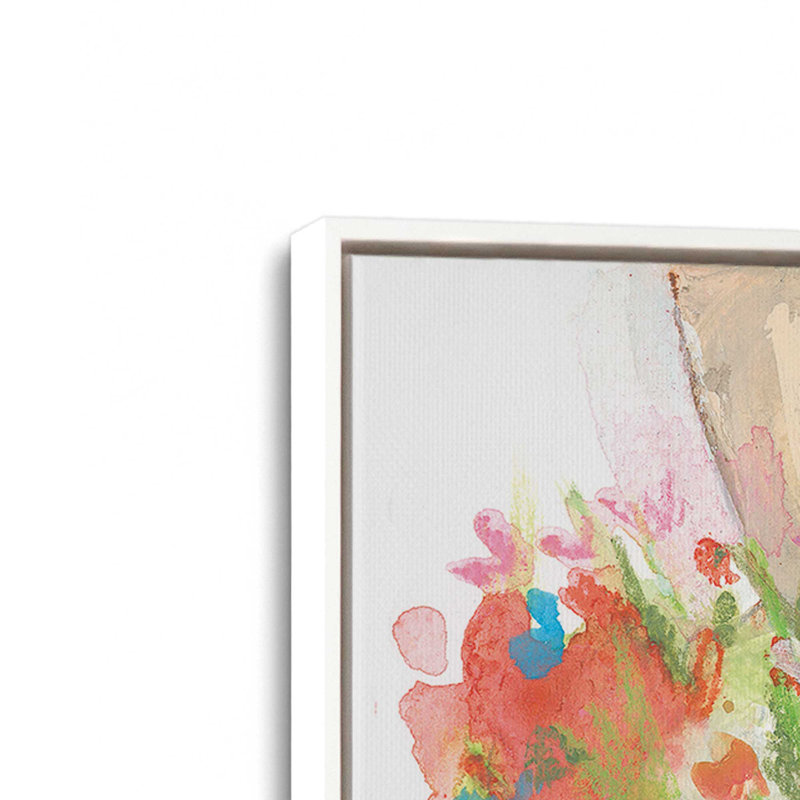 «Plant It Like a Seed» par Jessica Mingo, reproduction d'art, 8 W x 12 H, White, Framed Canvas