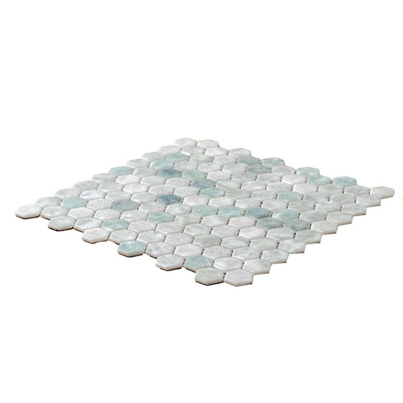 Eterna 1" x 1" Straight Edge Glass Mosaic Wall And Floor Tile, Green