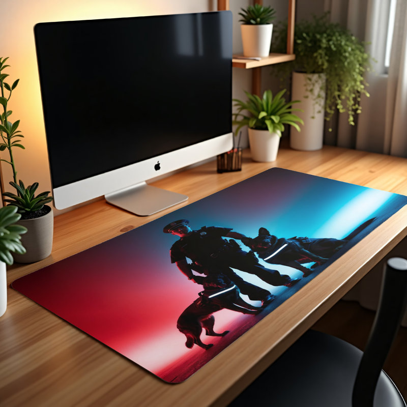 Polyester Desk Pad, 23.6x13.8