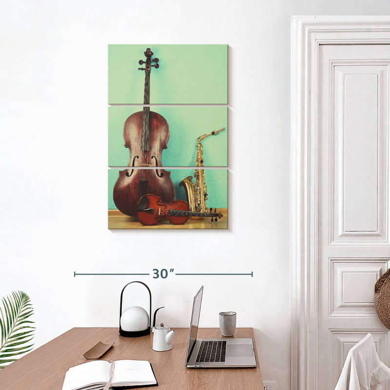 Abarca Jazz Instruments, 32" H x 20" W