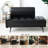 Boneless 55-Inch End of Bed Bench with 360° Swivel Tray & Side Table – Upholstered Storage Ottoman with Metal Legs for Bedroom, Living Room-1510009701-1513853458