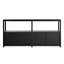 Open Plan Low Bookcase with Storage-836359040-836359041