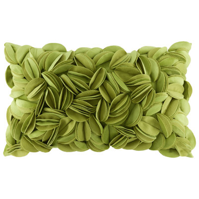 Housse de coussin brodée