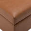 Banc de rangement en simili cuir Calletana