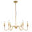 Enspijk 6-Light Dimmable Classic/Traditional Iron Chandelier-1385159935