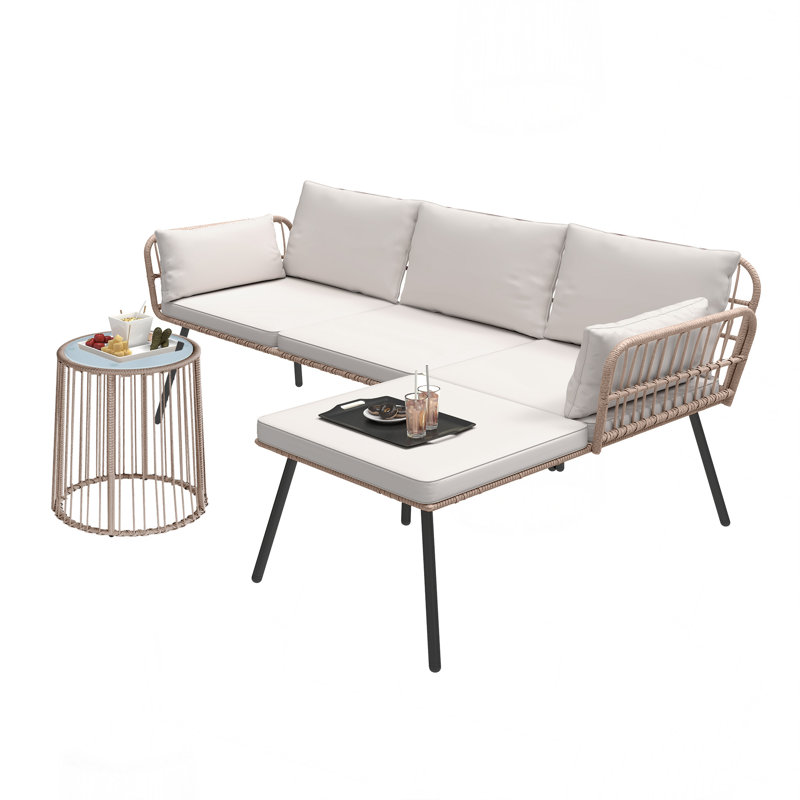 Ensemble de conversation modulaire en L Annajulia