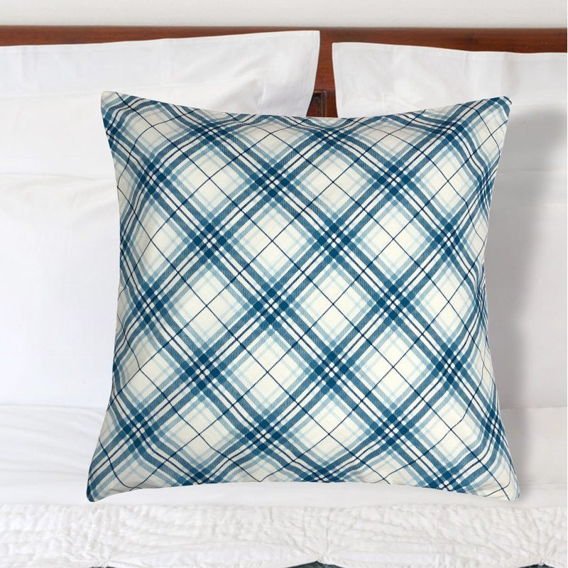 Oreiller de soutien en polyester Blakeney, Bleu