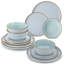 RENIOO Piece Stoneware Dinnerware Set - Service for 4-1424997831