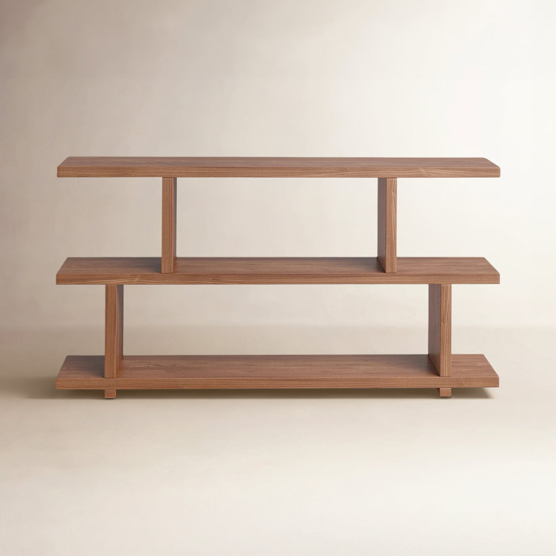 Annora 33" H x 63" W Geometric Bookcase AllModern 