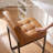 Modern Counter Height Bar Stools, 25 inch Checkered Wiring Thick Upholstered Barstools with Back Sturdy Metal Legs, Brown Faux Leather Counter Stools for Kitchen Island (Set of 3)-880095164-880792712