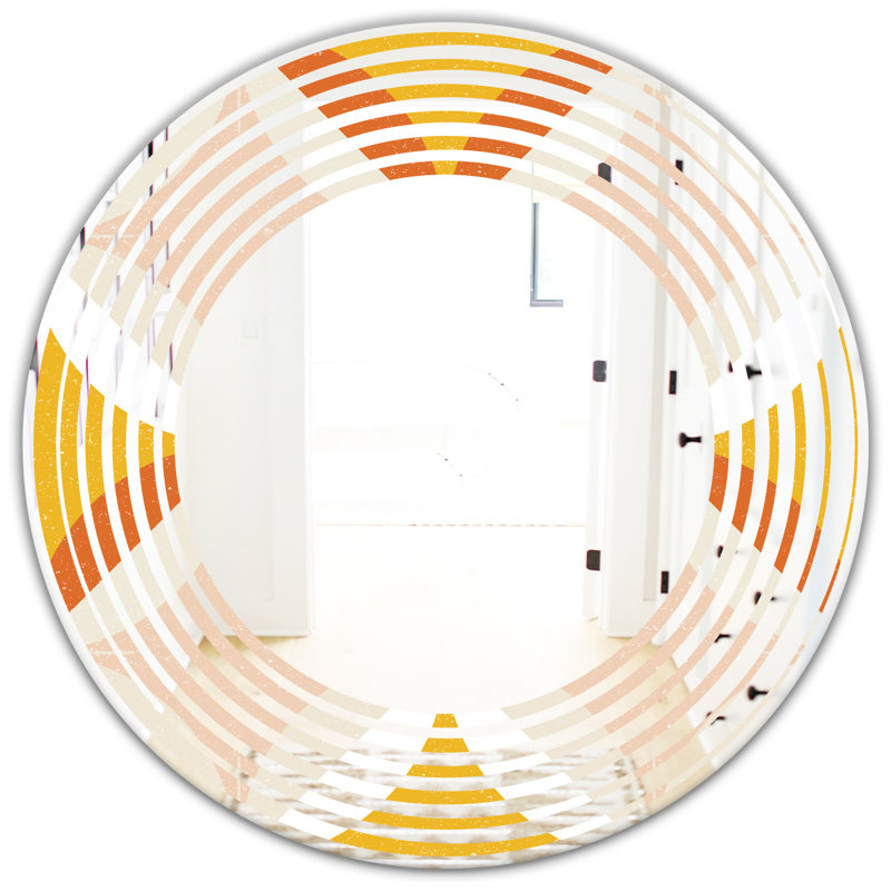 Miroir d'appoint Wave, H 23,6 po x l 23,6 po