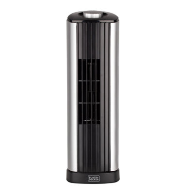 Black+decker Bfp Series  Mini Tower Fan - Quiet Oscillating Stand Up 14 Inch Desk Fans