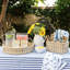 Provence Rattan 16" Circle Tray - Whitewash