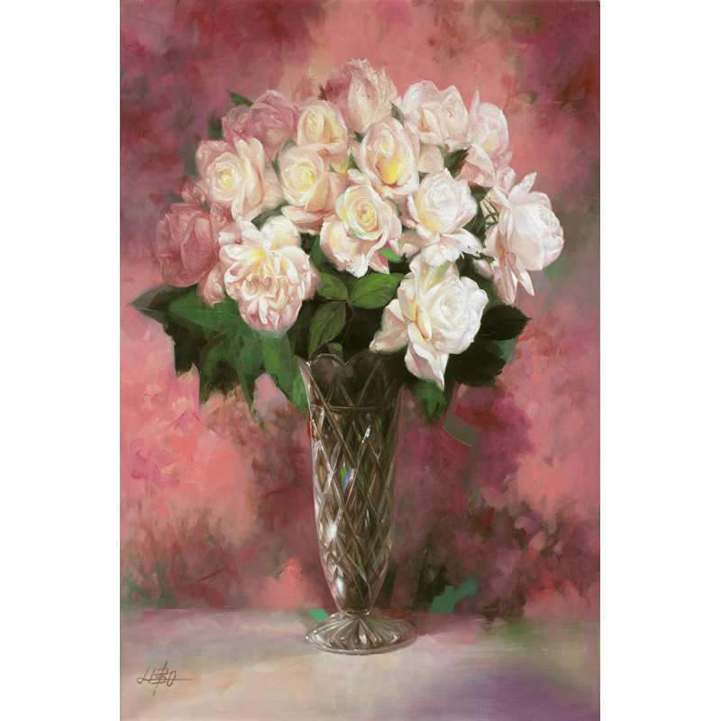 Floral Still Life III 1 Piece Wrapped Canvas Painting, 30cm H x 20cm W