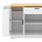 Multi-Functional Storage Sideboard – Extendable Dining Table Alternative With Adjustable Shelves & 3-Tier Pull-Out Rack-213062304