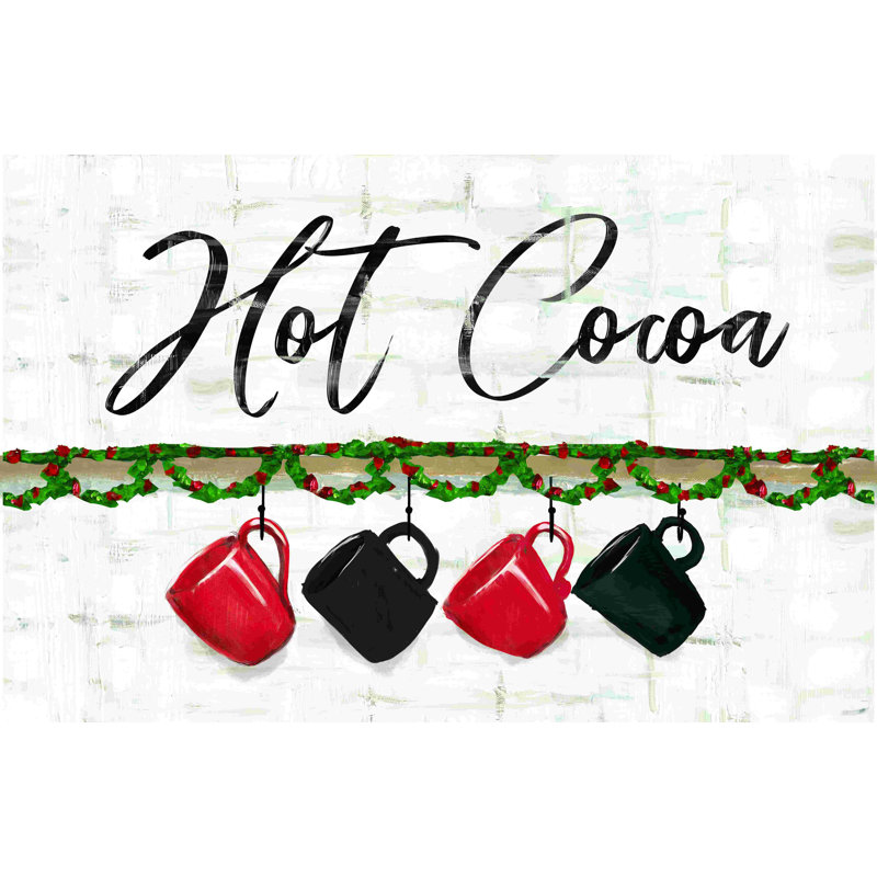 Ensemble de tasses Hot Cocoa, H 12 po x l 18 po