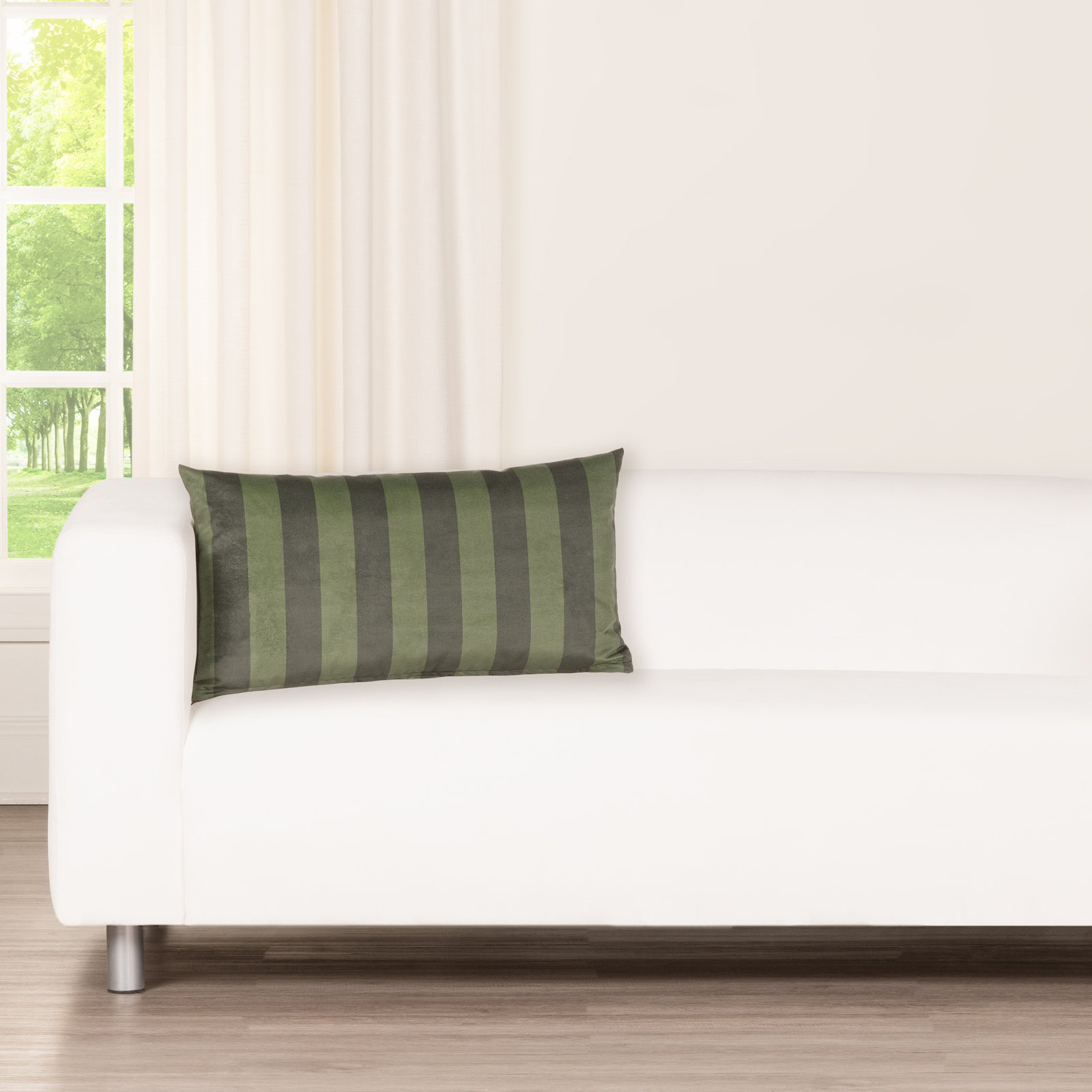 Throw Pillow, Feather, Pine, 26" x 14"