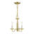 Benedetto 3 - Light Steel Dimmable Classic / Traditional Chandelier-123125062