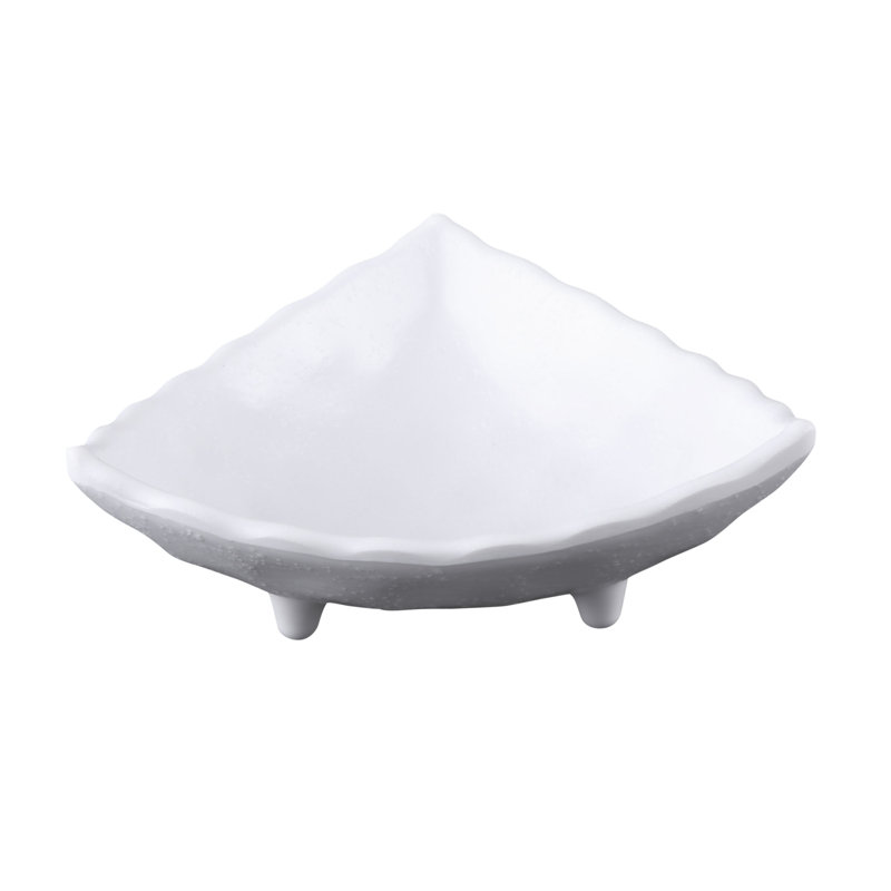 Desserte condiment en mélamine kozara Zen, Blanc