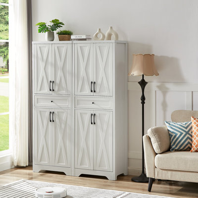 68-Inch High Living Room Sideboard, Multi-Functional TV Cabinet, Large Capacity Storage, Versatile For Various Rooms, 23.7''L X 15.0''W X 68''H