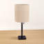 Lampe de table cylindrique en métal 22 po avec abat-jour tambour Aghvan-24701490-24701491