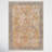 Everly Oriental Machine Made Power Loomed Polyester Area Rug in Gold-2138067660