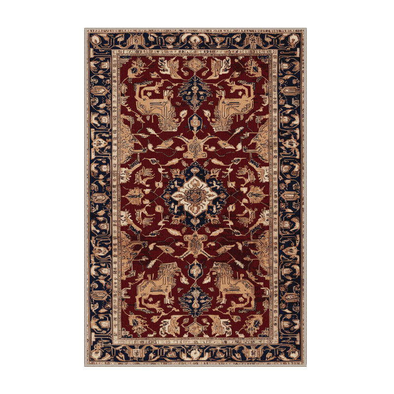 Tapis brun lavable à la machine, Tapis de couloir 2 pi x 4 pi