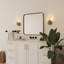 Élégant miroir encadré en aluminium avec coin arrondi pour une décoration intérieure élégante-512941706-513305233-508619688