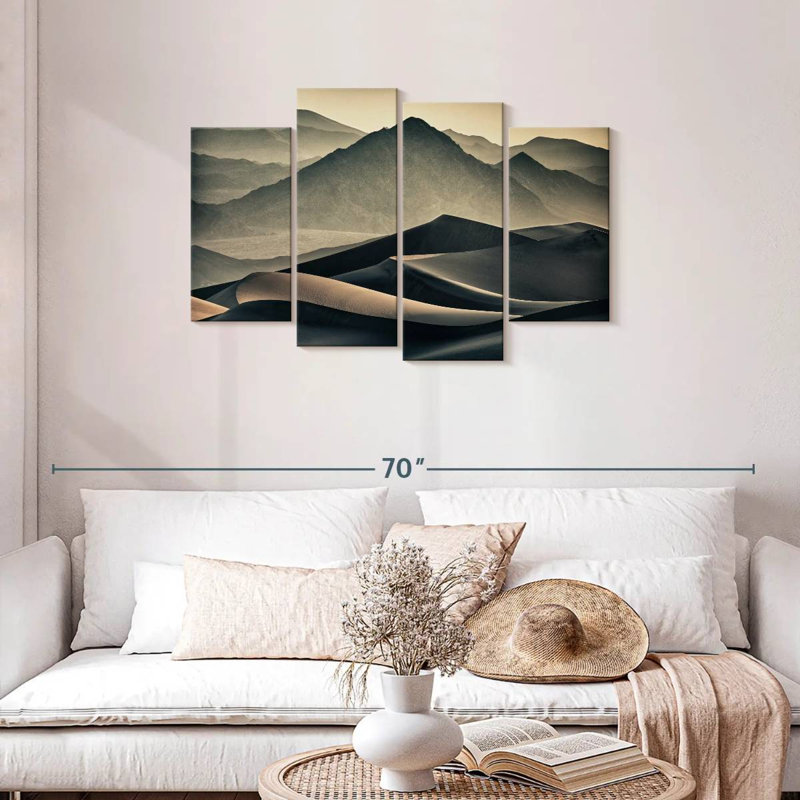 Alvord, les dunes de sable de Mesquite dans la Vallée de la Mort, H 27 po x l 43 po